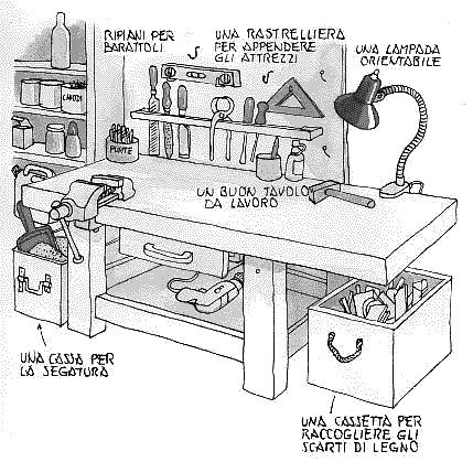 Banchi da lavoro fai da te: banco o tavolo? leggi come scegliere il ... Progetto banco da lavoro