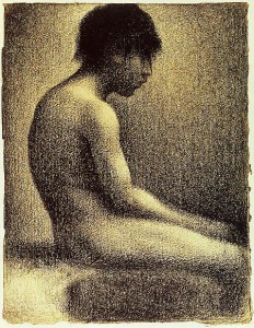 disegno su carta ruvida_georges_seurat